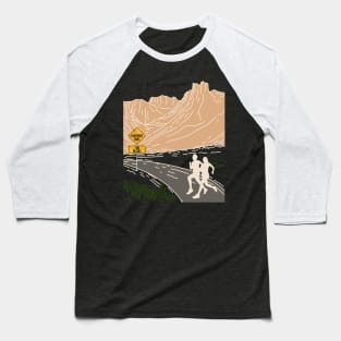 Running Baseball T-Shirt